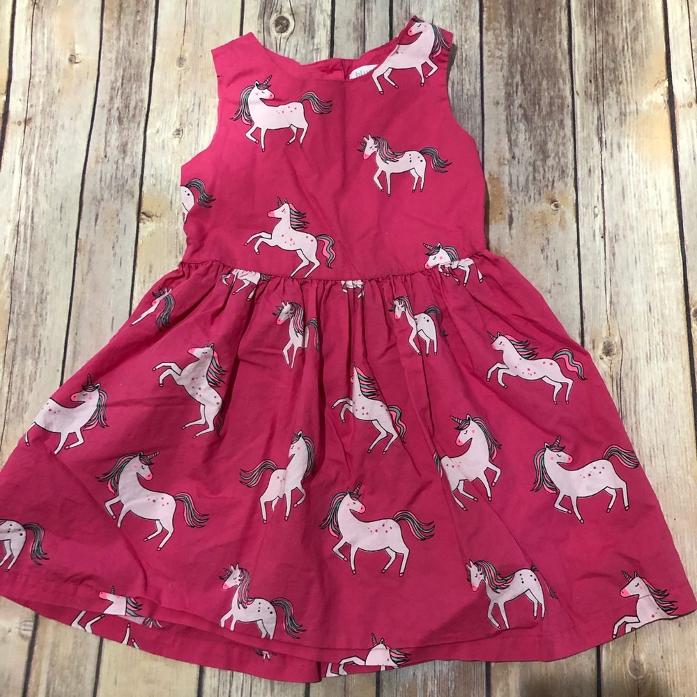 Blue zoo unicorn dress
